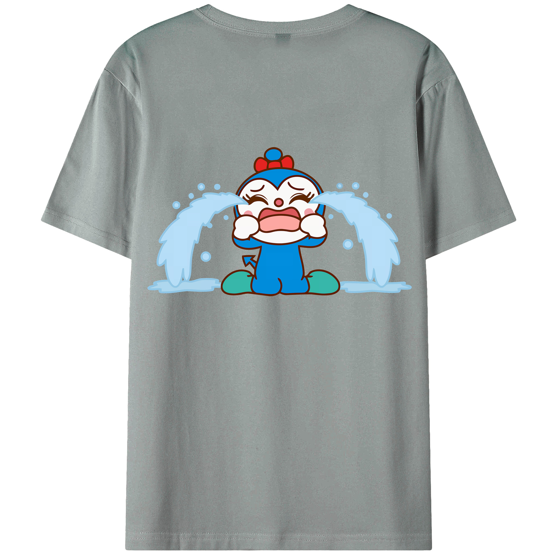 （画像用） アンパンマン Anpanman 綿100％ メンズ半袖Tシャツ（バックプリント） 通気性
